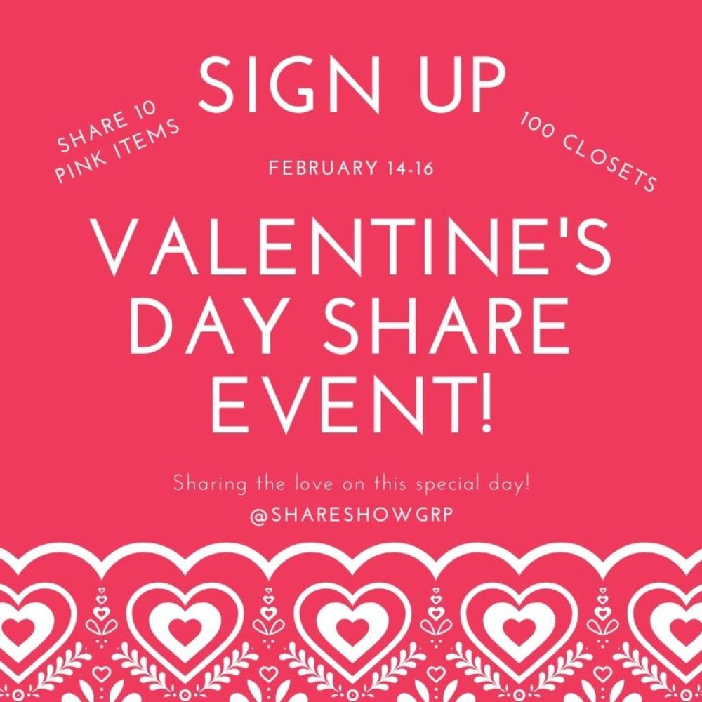 Valentine Share 10 Pink Event @shareshowgrp
